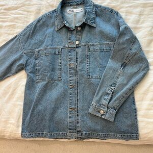 Zara Blue Denim Jacket